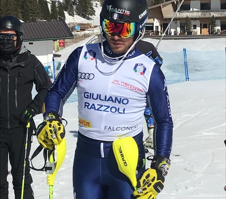 La Medaglia d’Oro Giuliano Razzoli oggi alla Ski Area leMelette