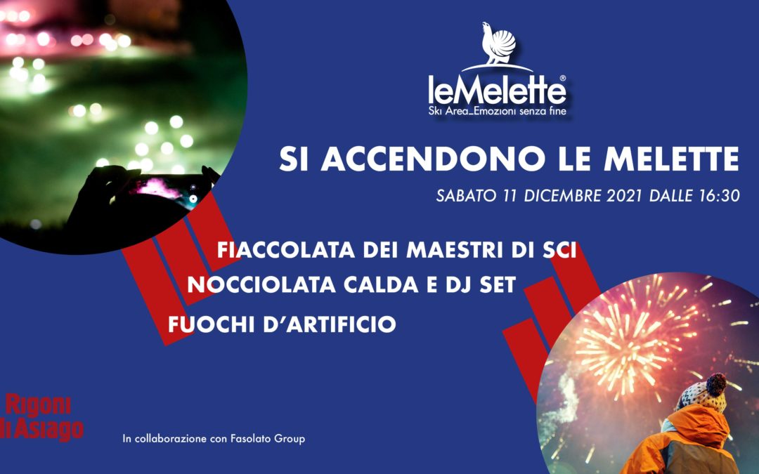 Sabato 11 dicembre evento “Si accendono leMelette”
