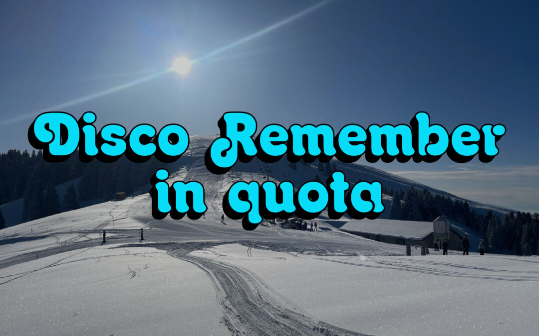 Disco remember in quota: un tuffo nel passato in Solaia alle Melette